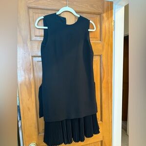 Theory Black Sleeveless Mini Dress